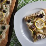 lemon fennel & olive pizza