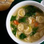 Healthy-Delicious_Chicken Lemon Tortellini Soup
