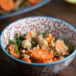 Carrot, Quinoa, and Pistachio Salad from Healthy-Delicious.com