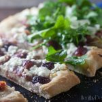 Roast Grape and Goat Cheese Flatbread from Healthy-Delicious.com