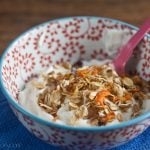 carrot cake granola from healthy-delicious.com