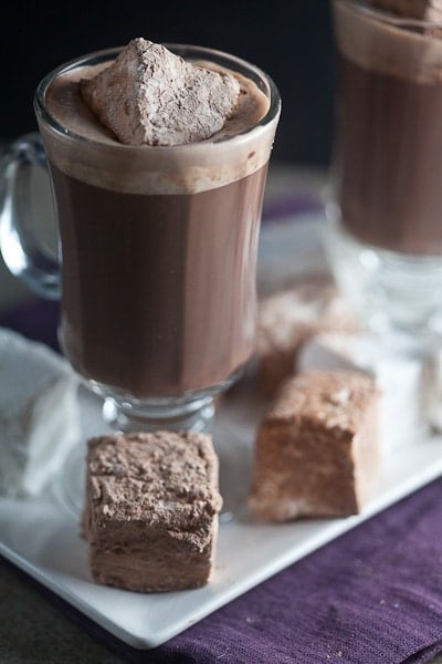 Hot Cocoa + Chocolate Hazelnut Marshmallows 7