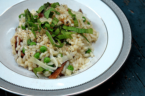 Springtime Risotto with Porcini, Ramps, and Asparagus 3