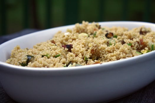 couscous with pistachio and apricot
