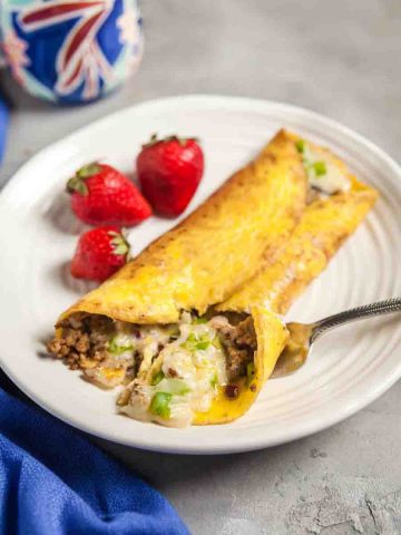 mexican chorizo omelette-8