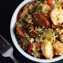 Cajun Jambalaya With Okra, Andouille And Shrimp | Healthy Delicious