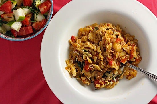 Baked Orzo with Lamb 8