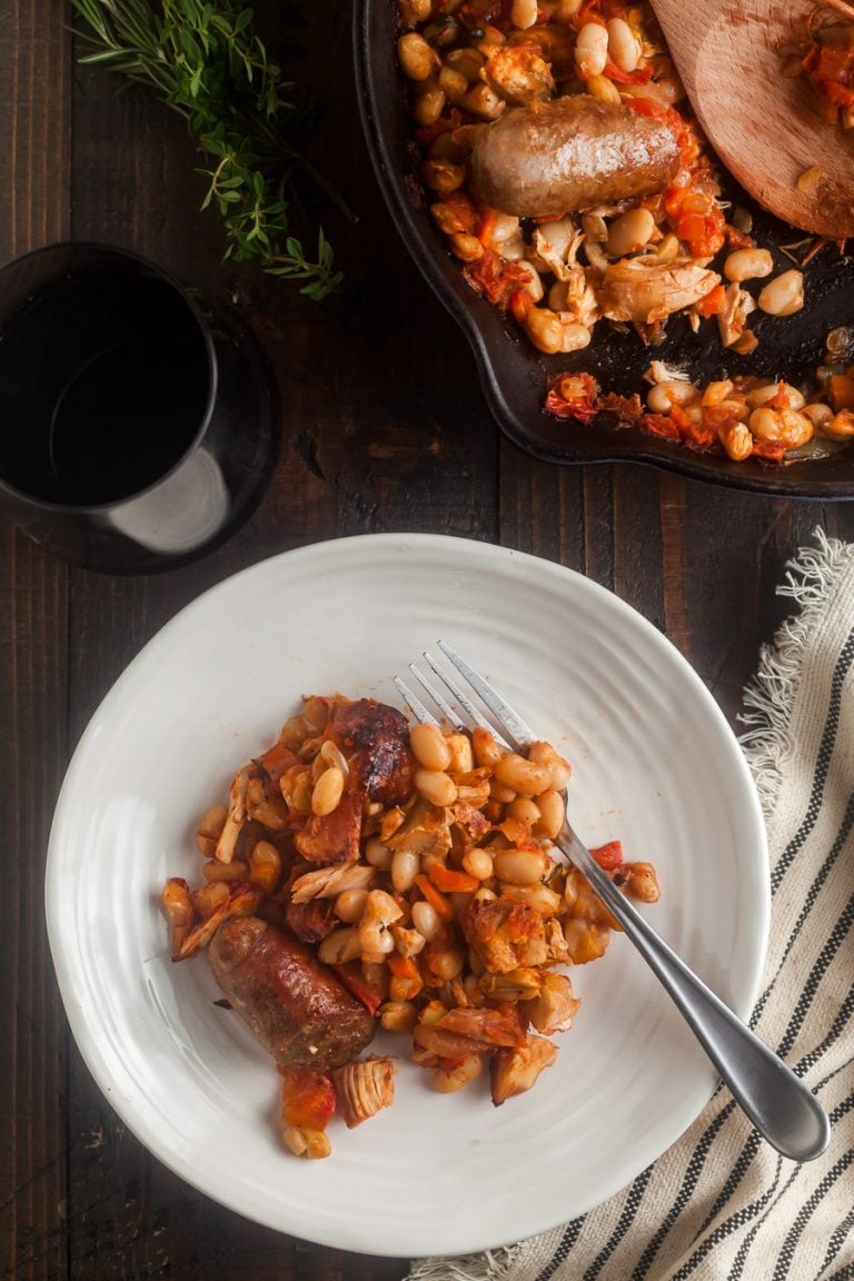Cassoulet with White Beans, Sausage & Turkey 2
