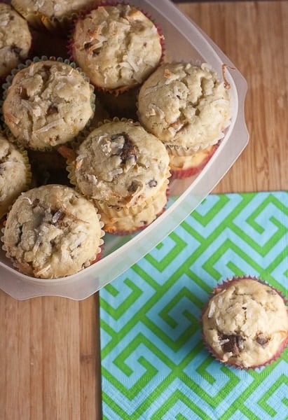 {SRC} Banana Toffee Coconut Muffins 2