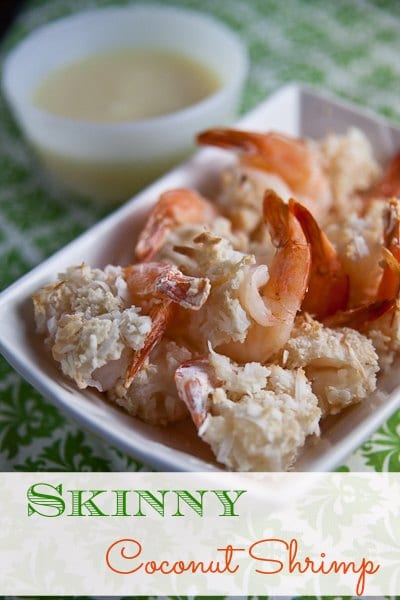 Skinny Coconut Shrimp {with Pina Colada Sauce!} 3