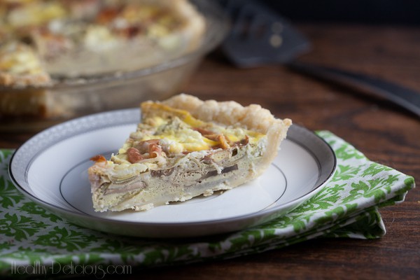 Prosciutto and Artichoke Quiche 2