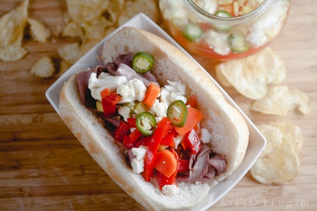 Chicago Style Italian Beef Sandwich