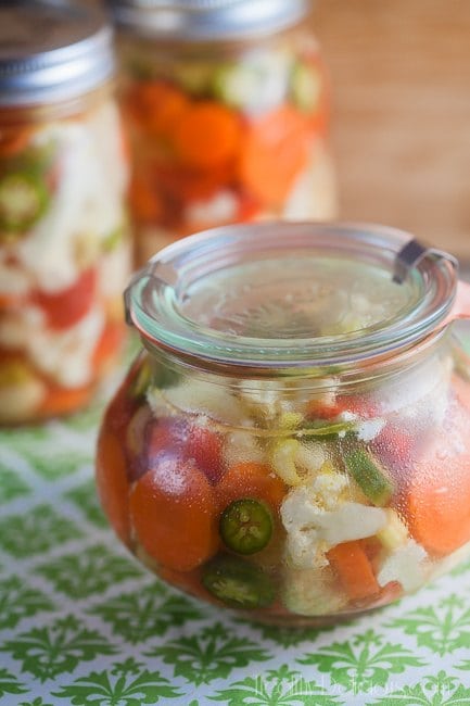 Spicy Giardiniera for Canning