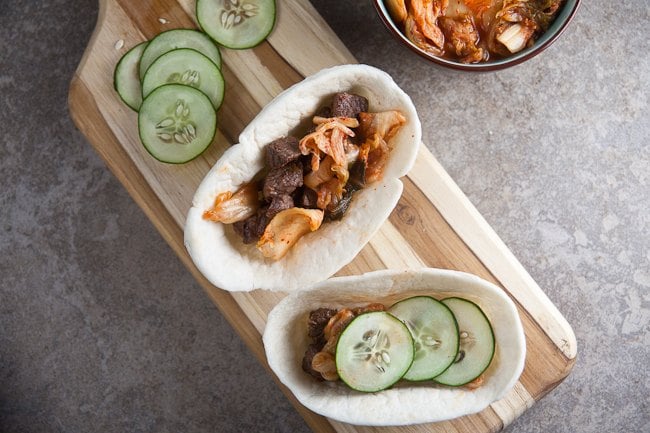 spicy korean tacos
