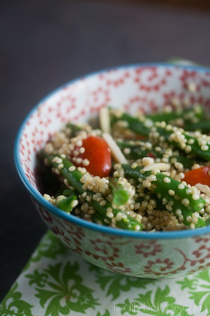quinoa salad with herb dressing | Healthy. Delicious