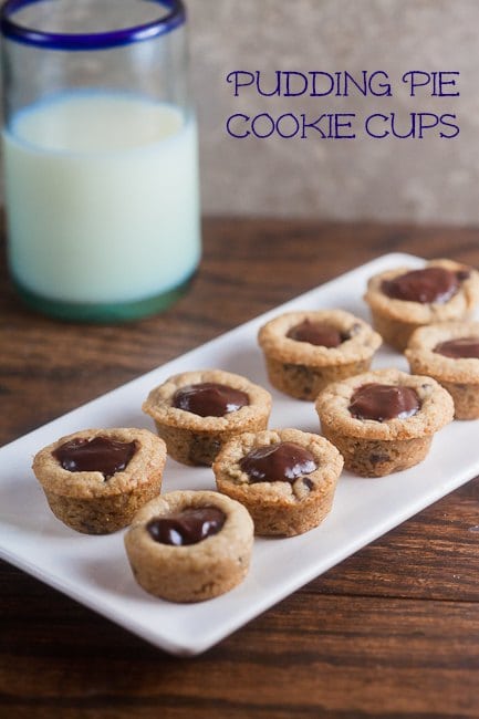 chocolate pudding cookie cups-4