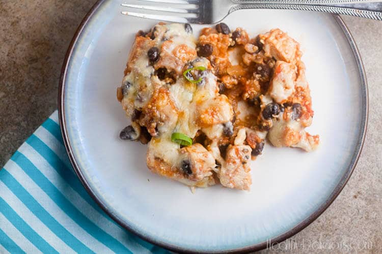 smothered chicken quinoa skillet recipe