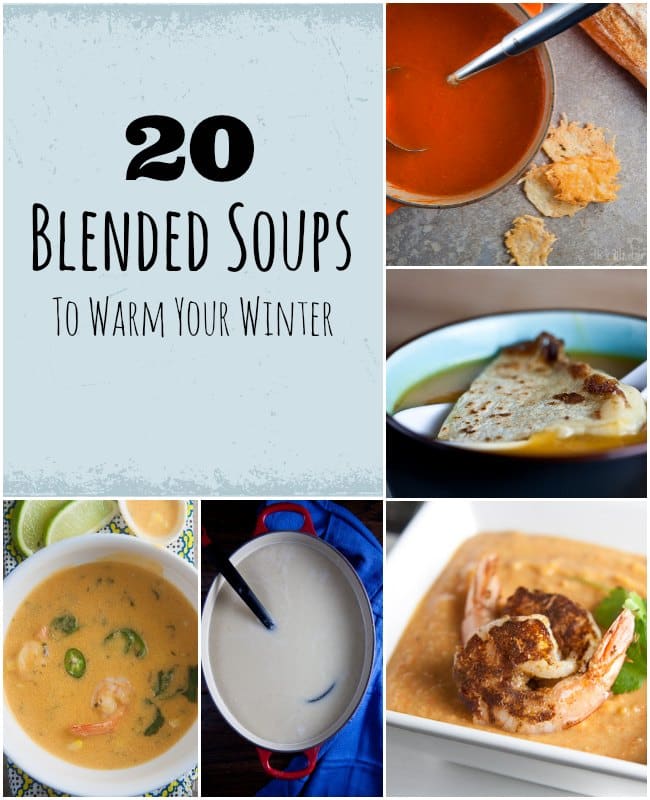 Keep warm this winter with these delicious blended soups