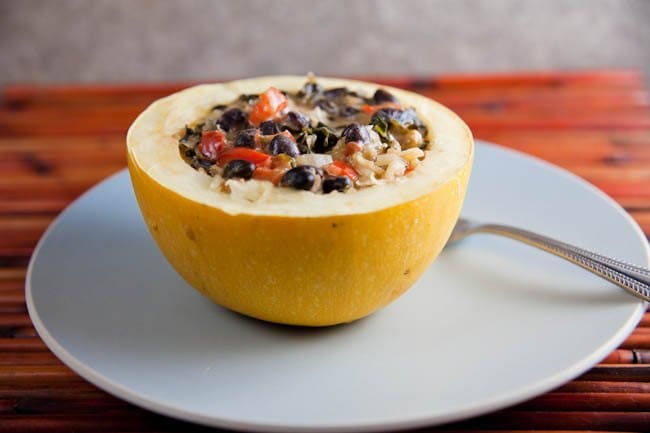 cajun stuffed spaghetti squash-3