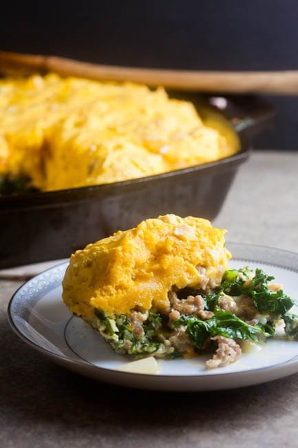 Sausage and Biscuit Casserole is a great make-ahead breakfast!