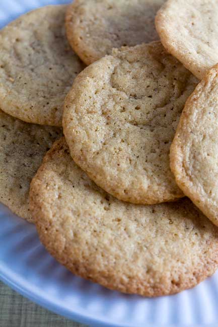 Maple-Walnut Butter Cookies from @HealthyDelish