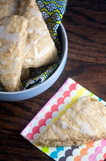 Lemon Ginger Scones | @HealthyDelish