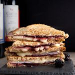 Blackberry + Brie Grilled Cheese // @HealthyDelish
