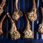 Easy Broiled Garlic and Herb Lamb Chops // @HealthyDelish