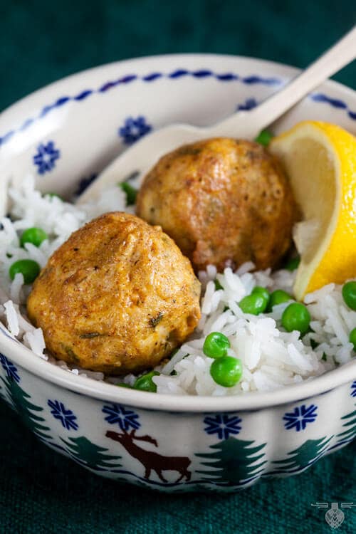 Tandoori chicken meatballs