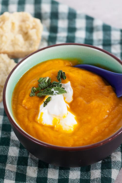 Roasted Carrot and Ginger Soup