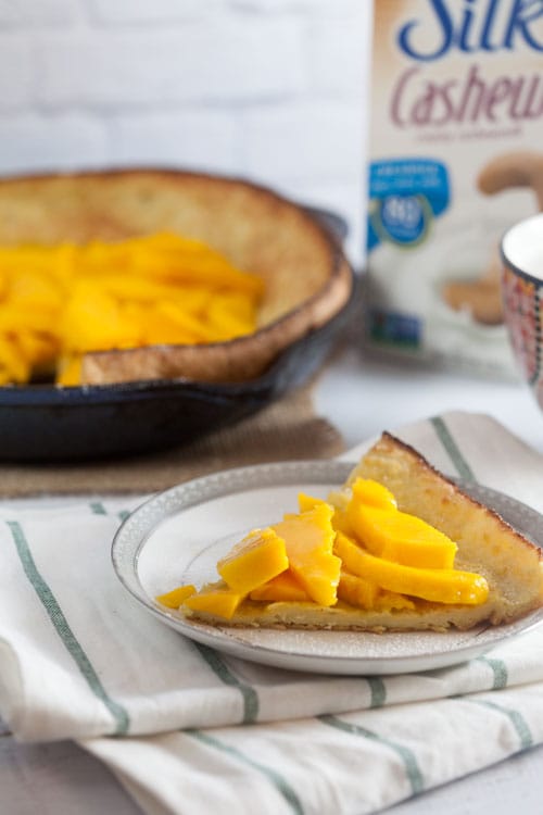 Vanilla Lime Dutch Baby with Fresh Mango Recipe