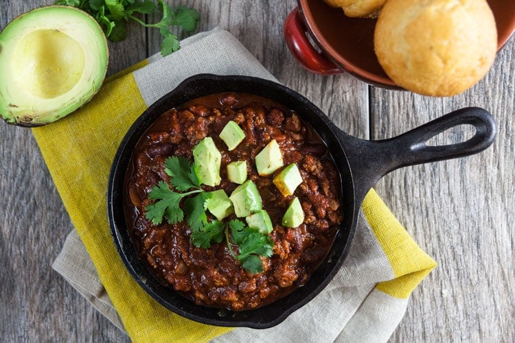 Smoky and Sweet Turkey Chili