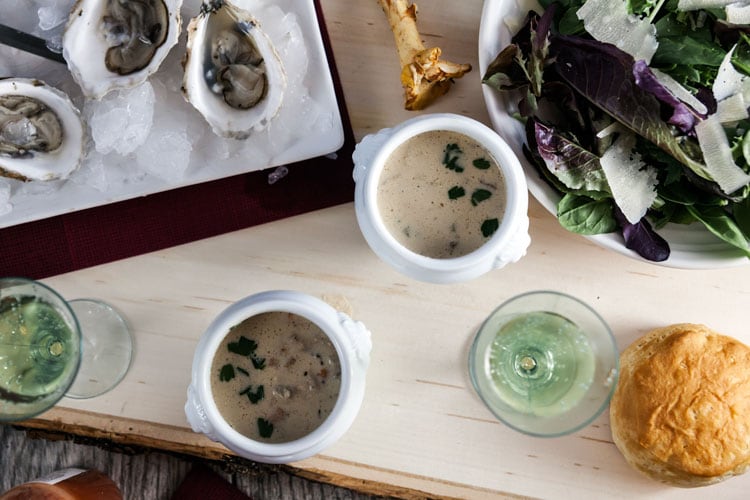 Oyster and Wild Mushroom Stew
