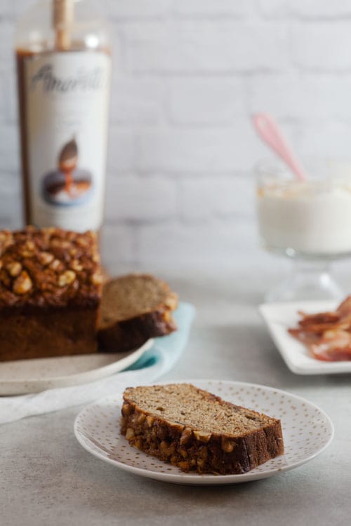 Healthy Cajeta Banana Bread with Walnuts