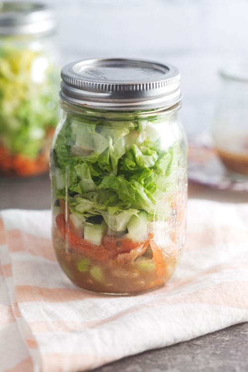 Salmon Salad in a Jar