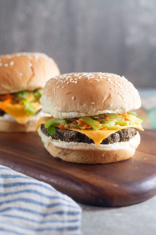 homemade-veggie-burgers-with-carrot-celery-slaw