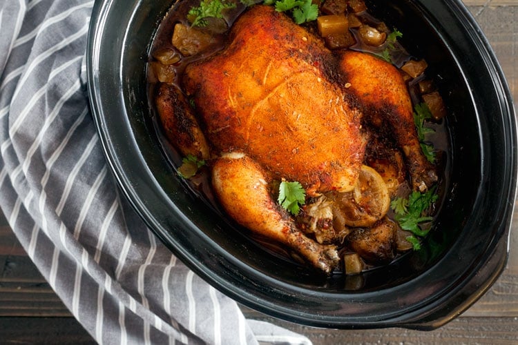 Slow-Cooked Chicken Pot Roast with Sweet Paprika and Cayenne