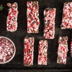 Homemade Peppermint Bark Granola Bars