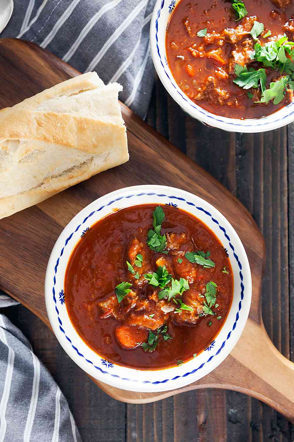 Homemade goulash soup recipe