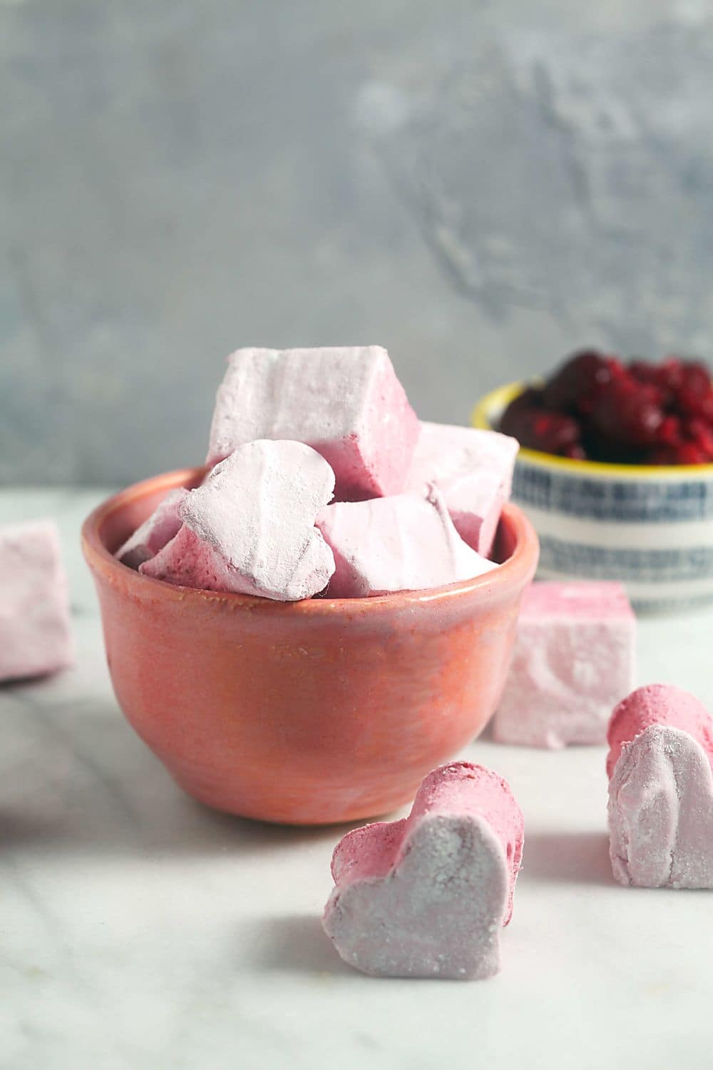 Homemade Raspberry Hibiscus Marshmallows (with corn syrup free option!)