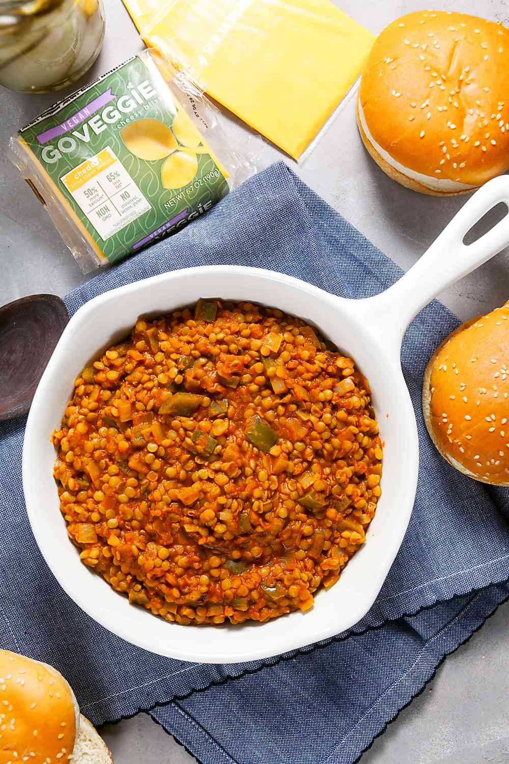 BBQ Lentil Sloppy Joes Recipe - Vegan