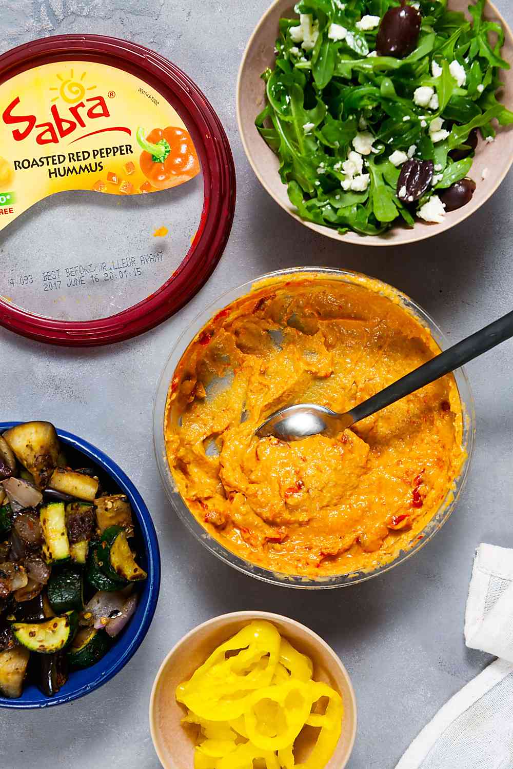 Roasted Red Pepper Hummus Photo