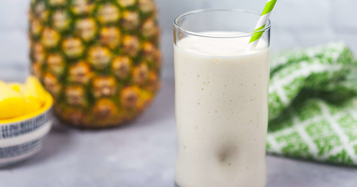 Piña Colada Protein Shake Recipe | Healthy Delicious