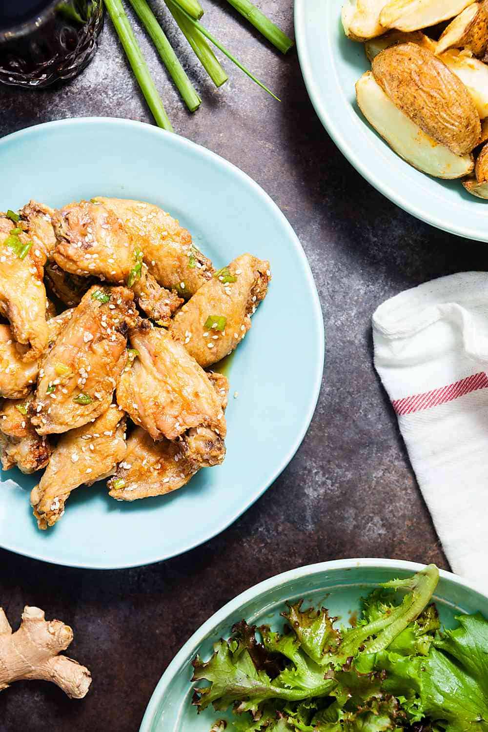 Baked Sesame Chicken Wings (Whole 30) 