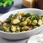 Asiago Roasted Brussels Sprouts with Crispy Speck