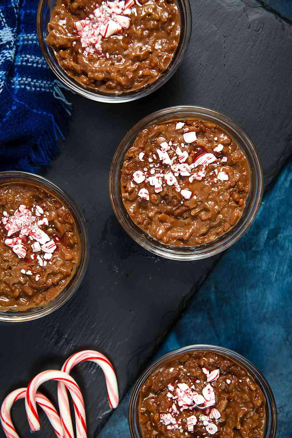 Daity Free Peppermint Mocha Rice Pudding