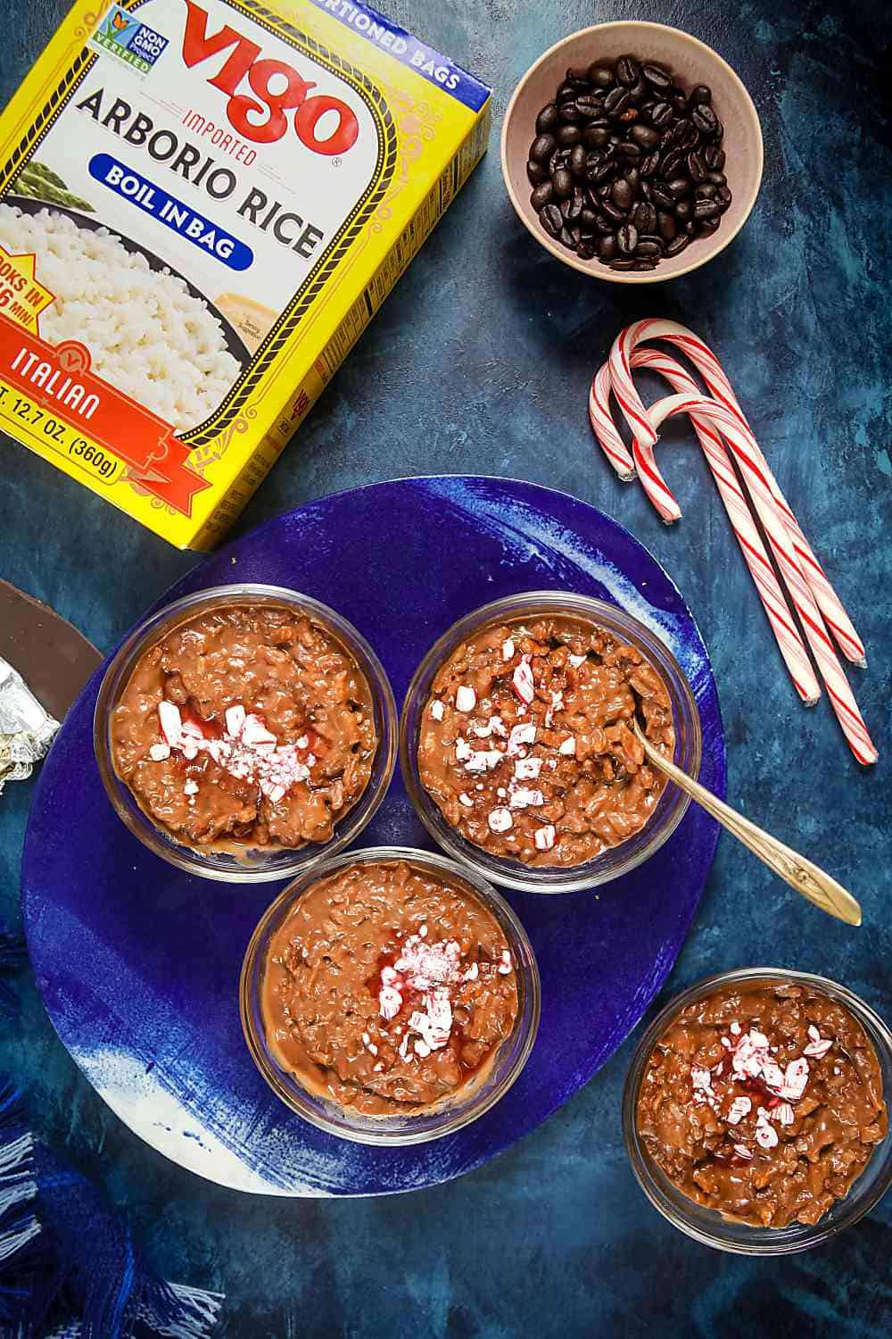 Daity Free Peppermint Mocha Rice Pudding