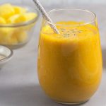 pineapple Ginger Immunity Smoothie with turmeric and hemp seeds