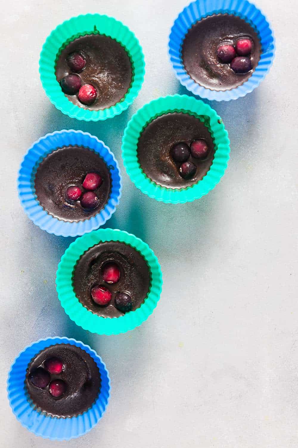 Coconut Cranberry Chocolate Cups (Paleo, Dairy Free)