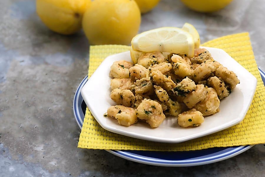 Air Fryer Lemon Garlic Shrimp (Paleo, Whole 30)